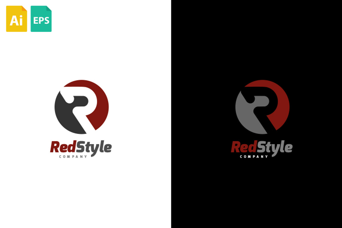Red Style Logo, a Branding & Logo Template by Schneider Design Store