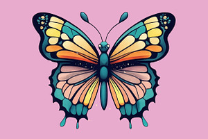 Cute Butterfly Clipart