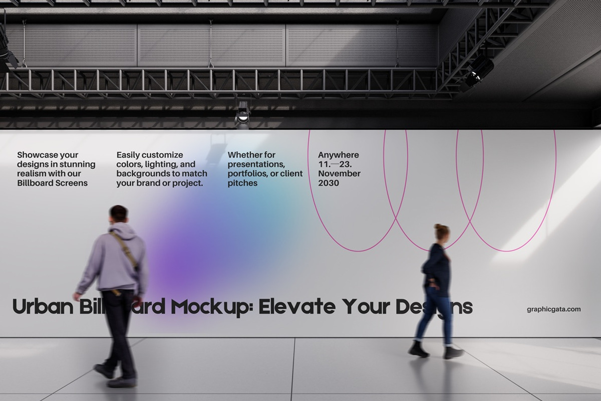 Urban Billboard Mockup, an Advertising Mockup by PixelPiknik (Photo 2 of 5)
