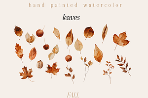 Fall Illustration BOX - Watercolor