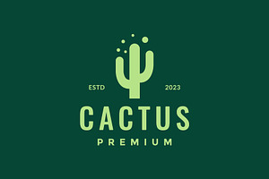 plant cactus desert simple logo, a Branding & Logo Template by devastd