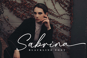 Blackline - Script Font With Swash