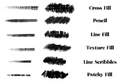 Pencil Brushes for Procreate, a Brush Add-On by KJP Designs (Thumbnail 3 of 12)