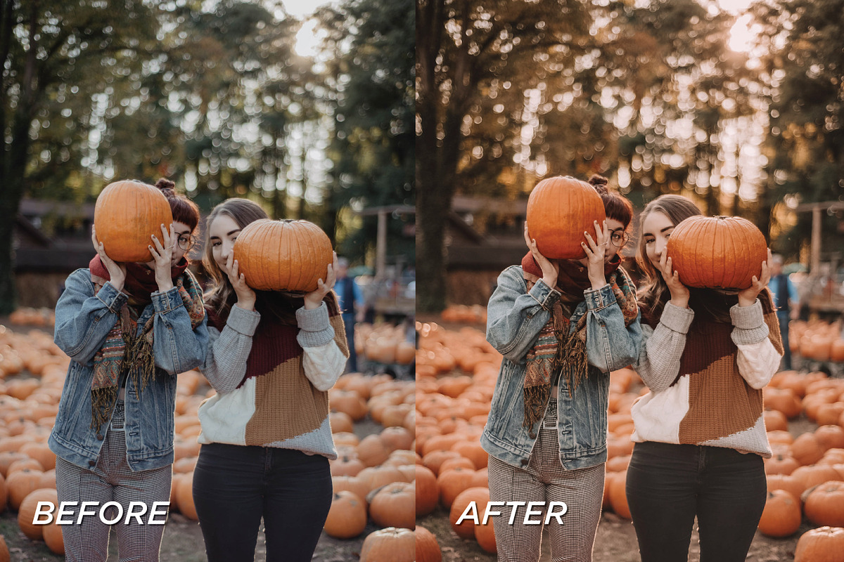 15 Fall Lightroom Presets, a Preset Add-On by TheWayfarerShoppe (Photo 3 of 6)