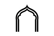 Islamic Arch Window Vector Bundle, an Illustration by yasushie (Thumbnail 41 of 51)