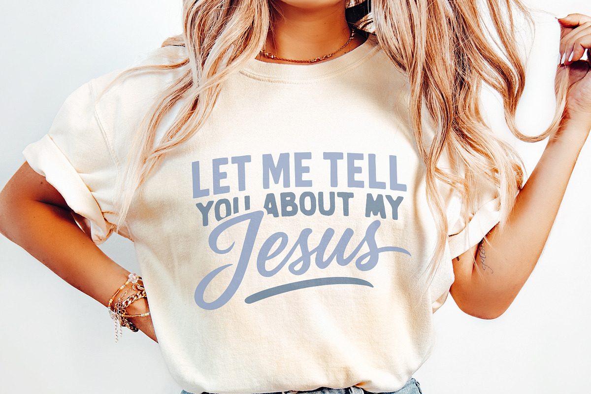 Let Me Tell You About My Jesus PNG,, an Illustration by SharpMarketplace (Photo 1 of 9)