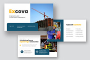Excova Engineering Construction PPT, a Presentation Template by kerismaker (Thumbnail 3 of 10)