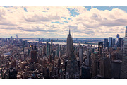 Aerial view of New York City's, a Graphic by wedoper (Thumbnail 1 of 2)
