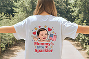 Mommys little sparkler patriotic bab, an Illustration by CrexoraLab (Thumbnail 3 of 4)
