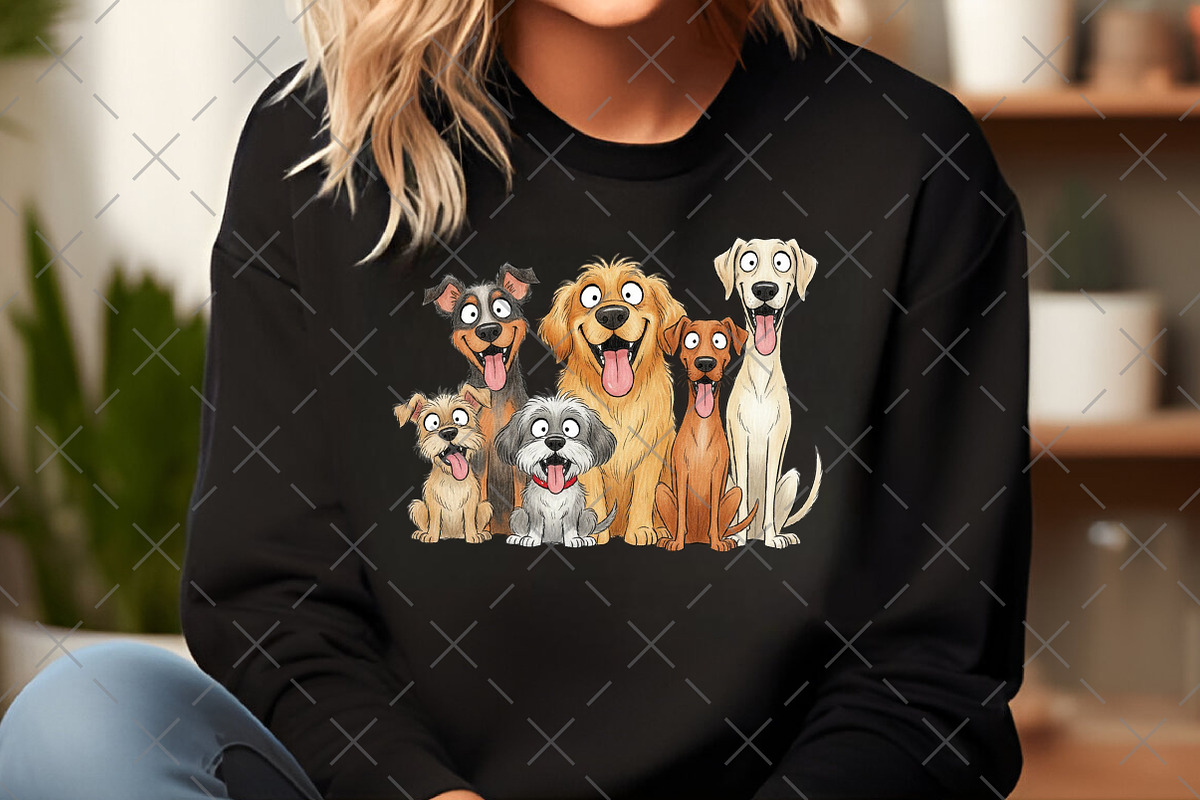 Whimsical Funny Dog PNG, an Illustration by Craft Nest (Photo 3 of 6)