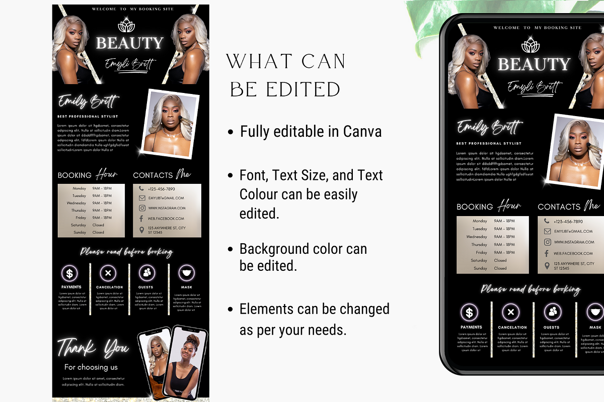 Acuity Scheduling Template, a Templates & Theme by TimCanvaTemplate (Photo 3 of 5)