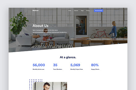 Method - About Inspiration, an UI Kit Template by ArtGalaxy
