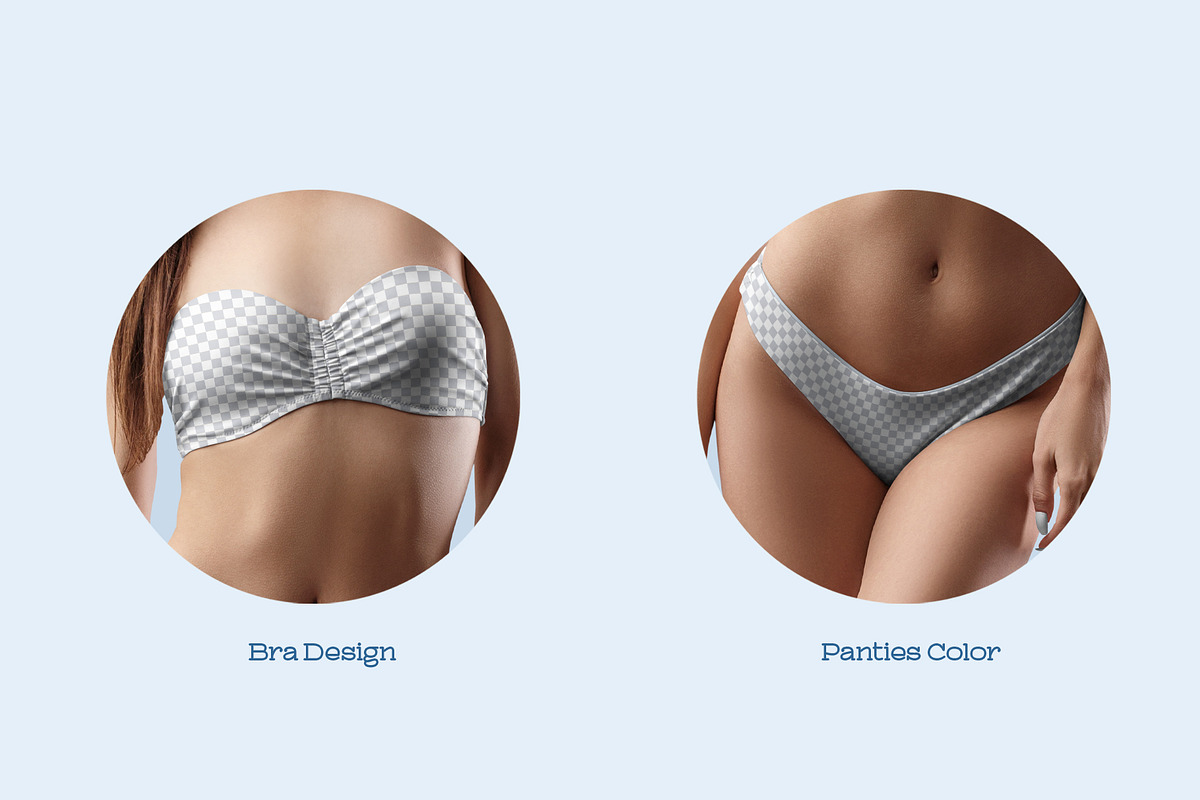 7 Mockups Bikini Swimsuit, an Apparel Mockup by Grow Design Craft Studio (Photo 5 of 7)
