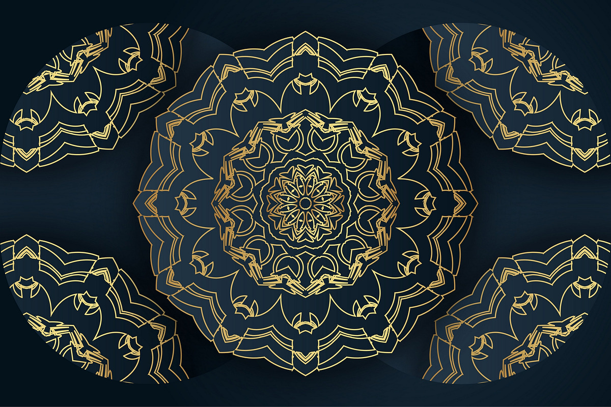 Mandala Luxury Ethnic Vector Bundle, a Background Graphic by NJ Himel (Photo 70 of 93)
