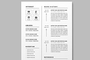 Clean Resume Layout, a Resume Template by MightyDesign (Thumbnail 4 of 9)