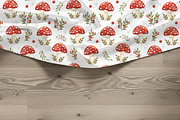 Autumn Red Mushrooms pattern, a Pattern Graphic by Kreeya Art Shop (Thumbnail 10 of 14)
