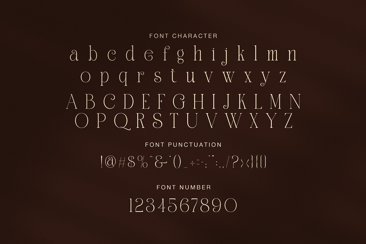 Sagiten Elegant Display Serif Font, a Serif Font by Graphicxell (Photo 7 of 8)