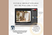 Rustic A4 Frame Mockup FR-KI-01, a Household Mockup by Callistemon Creative (Thumbnail 8 of 8)