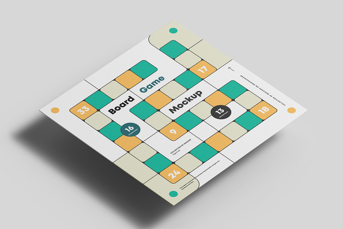 Board Game Mock-up, a Merchandise Mockup by Yogurt86 (Photo 2 of 8)
