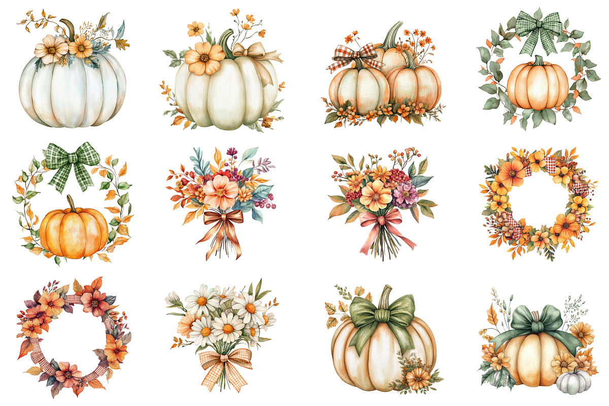 Magical Autumn Boho Pumpkin, an Illustration by CitraGraphics (Photo 3 of 5)