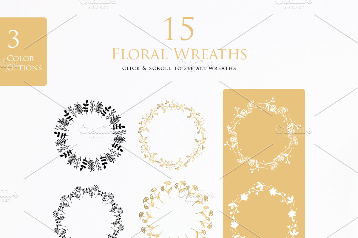 Hand Drawn Floral Elements, a Graphic by wulano (Photo 3 of 8)