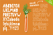 Organic the healthiest font family., a Sans Serif Font by Vitek Graphic (Thumbnail 5 of 5)