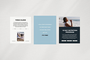 LINA / Canva Yoga Templates