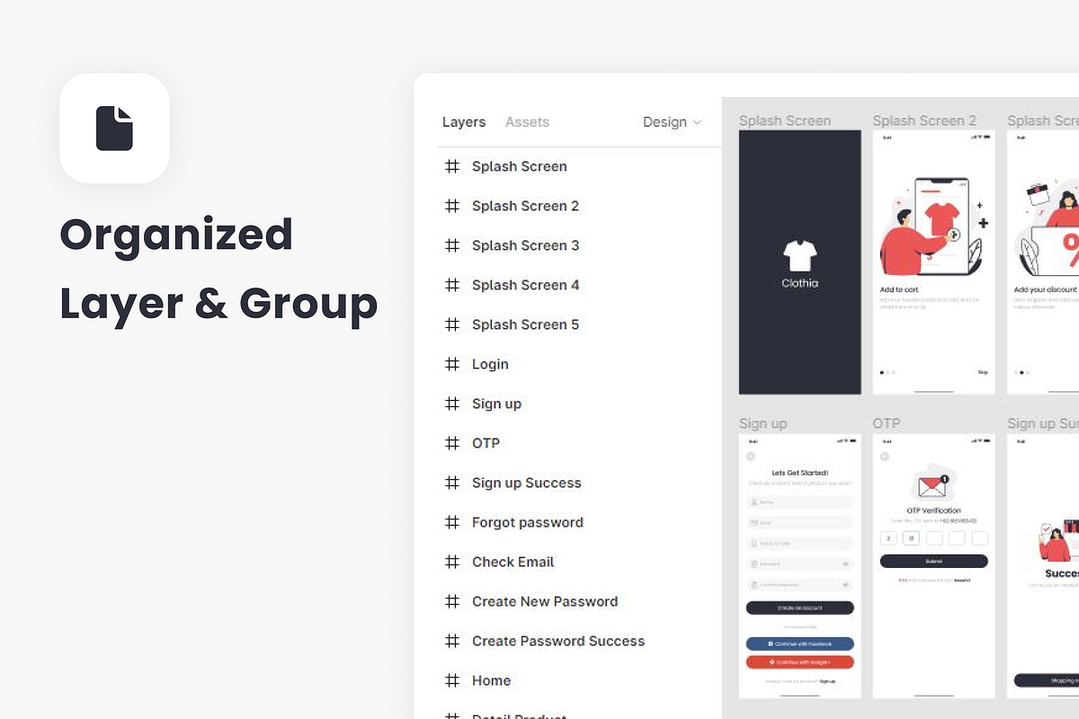 Clothia UI Kit, a Templates & Theme by Kawalan Studio (Photo 6 of 6)