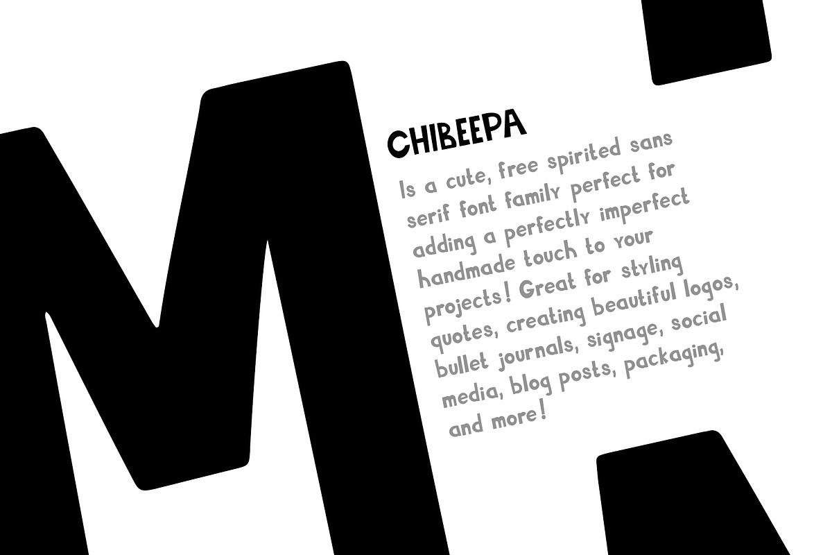 CHIBEEPA funny font, a Font by Yaniko (Photo 4 of 5)