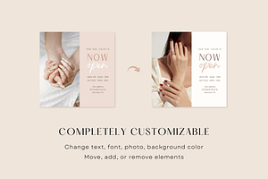 Nail Salon Instagram Template CANVA