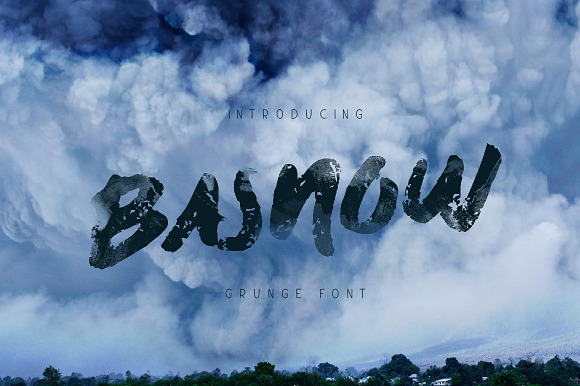 Basnow Grunge Font preview 8