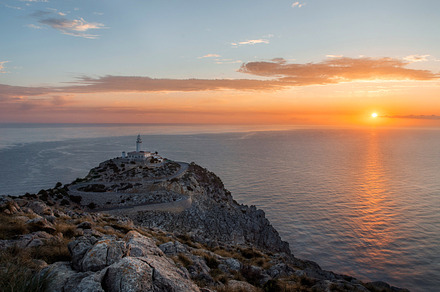 Lighthouse at Cap de Formentor, a Nature Photo by bortnikauphoto