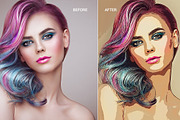 Vector Art Sketch Photoshop Action preview 4