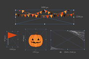 Halloween Party Builder – Cliparts, an Illustration by aniunova (Thumbnail 6 of 6)