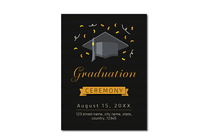 Graduation Ceremony Invitation, a Templates & Theme by studiogstock