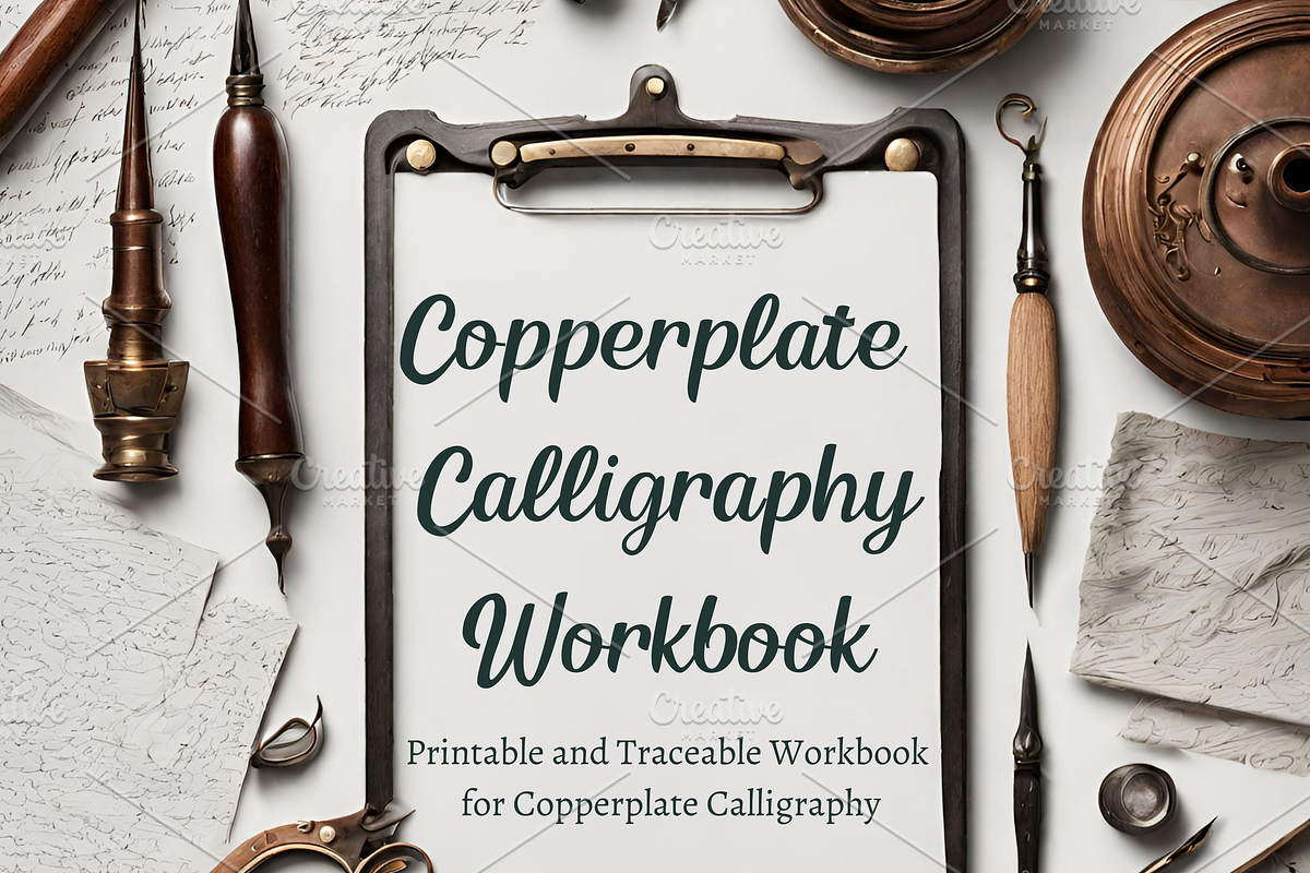 Copperplate Calligraphy Worksheets, a Templates & Theme by An Inkling Of Curry (Photo 2 of 9)