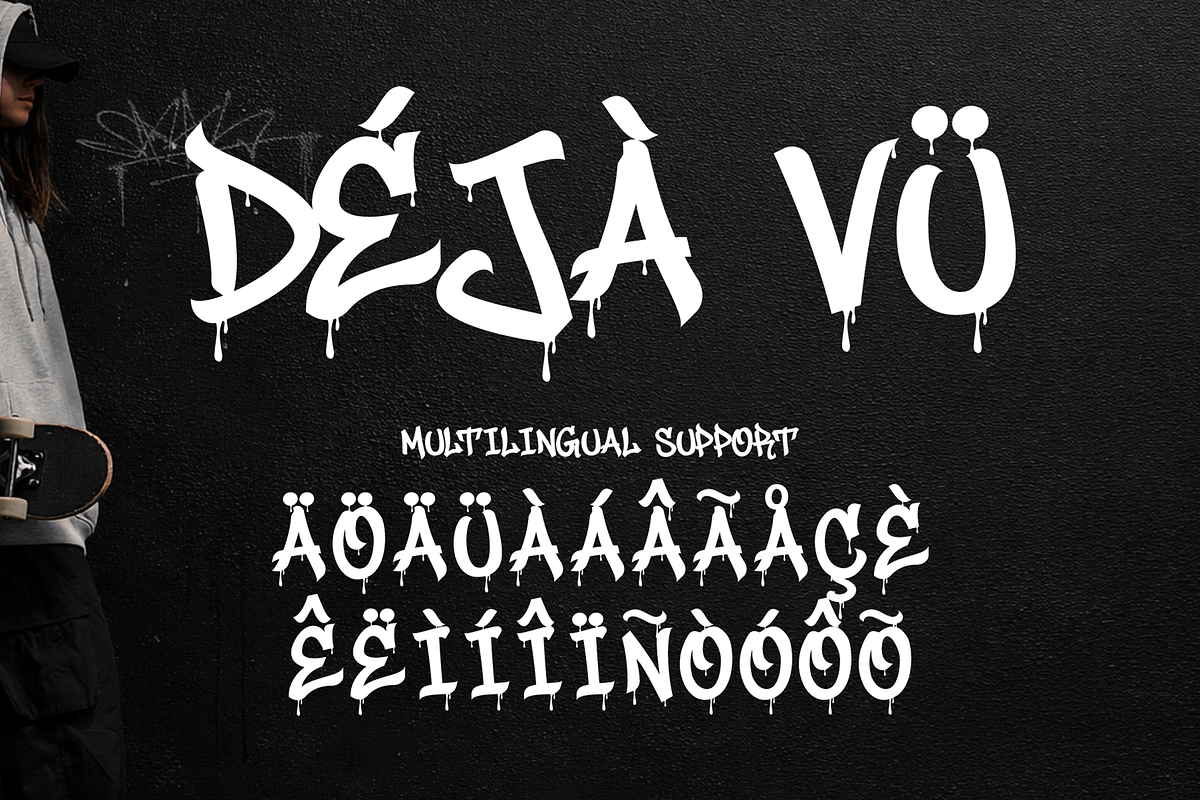 Junky Style - Freestyle Graffiti, a Handwritten Font by figuree studio (Photo 7 of 8)