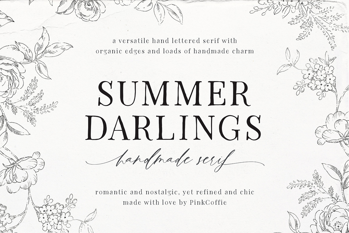 Summer Darlings | Handlettered Serif, a Serif Font by Pink Coffie (Photo 20 of 20)