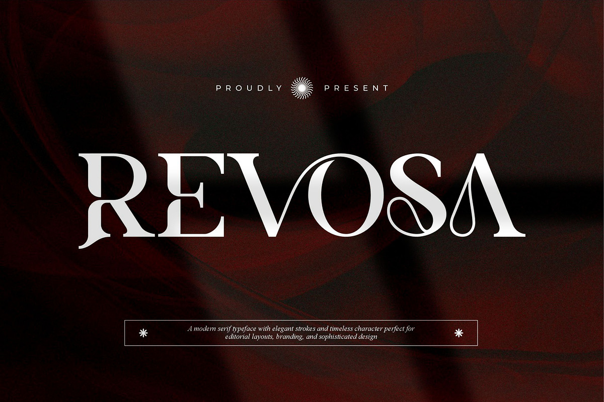 Revosa || Modern Classy Serif Font, a Serif Font by Ermedia Studio (Photo 1 of 10)