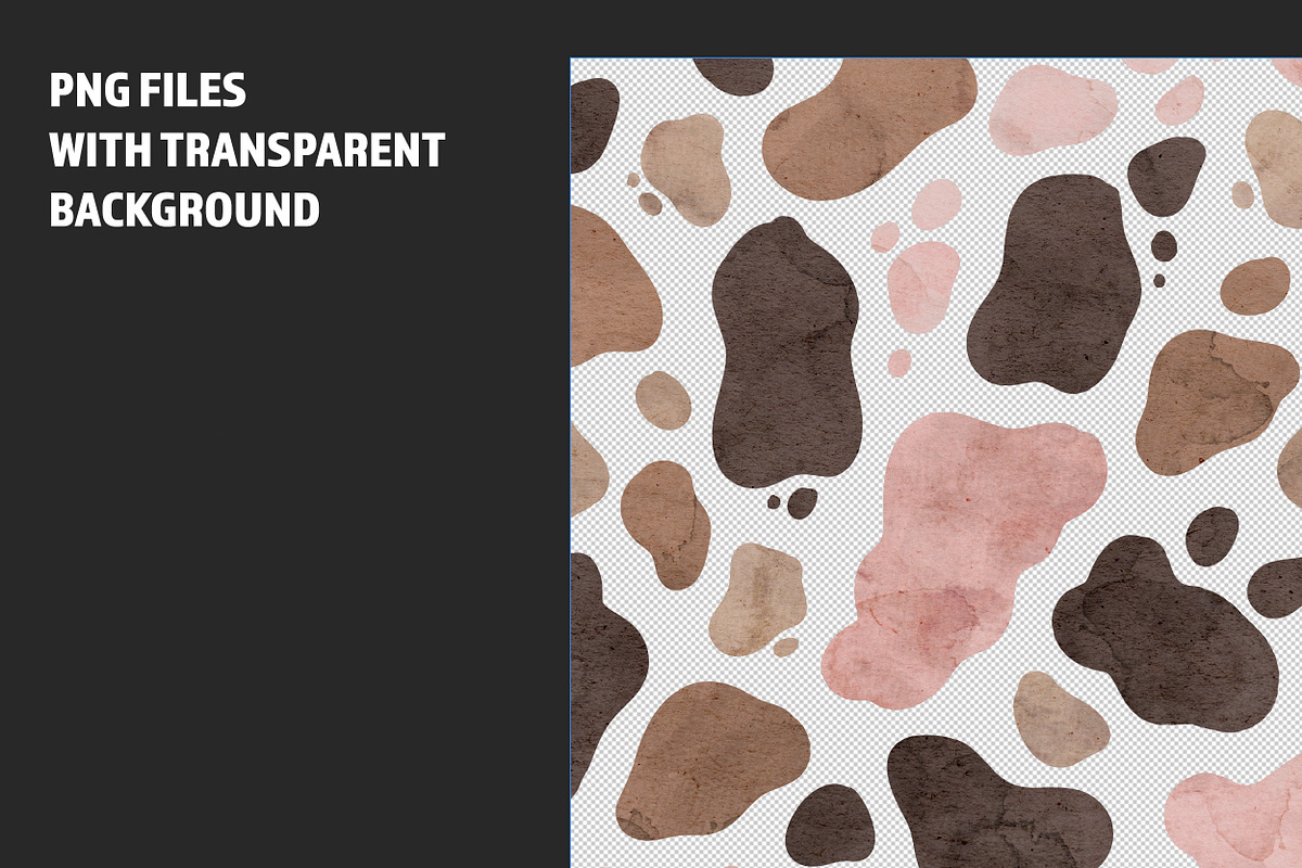 Pastel Cow Print Seamless Pattern, a Pattern Graphic by Brzozowska (Photo 12 of 12)