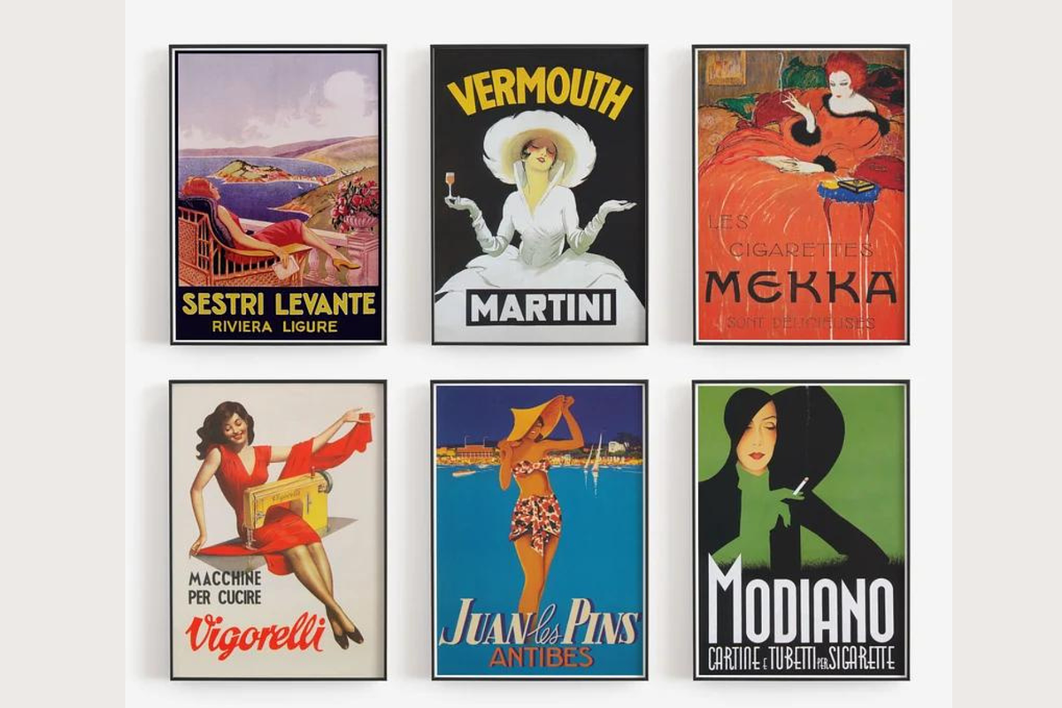 6 Vintage Woman Portrait Art Poster, an Object Graphic by HaithamSimas (Photo 2 of 2)