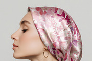 Silk Headscarf Mockup – Model (PSD), a Hat Mockup by 1001 mockups (Thumbnail 5 of 9)