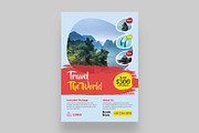 Modern Travel Flyer Design, a Flyer Template by Shahjahangdb1 (Thumbnail 6 of 11)