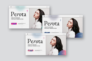 Perota Creative Resume Keynote