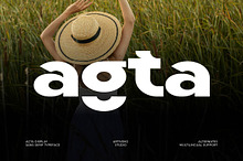 Agta – Minimal Creative Sans Serif