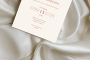 Beige Wedding Invitation Mockup, a Mockup by Serenefeeling (Thumbnail 4 of 6)