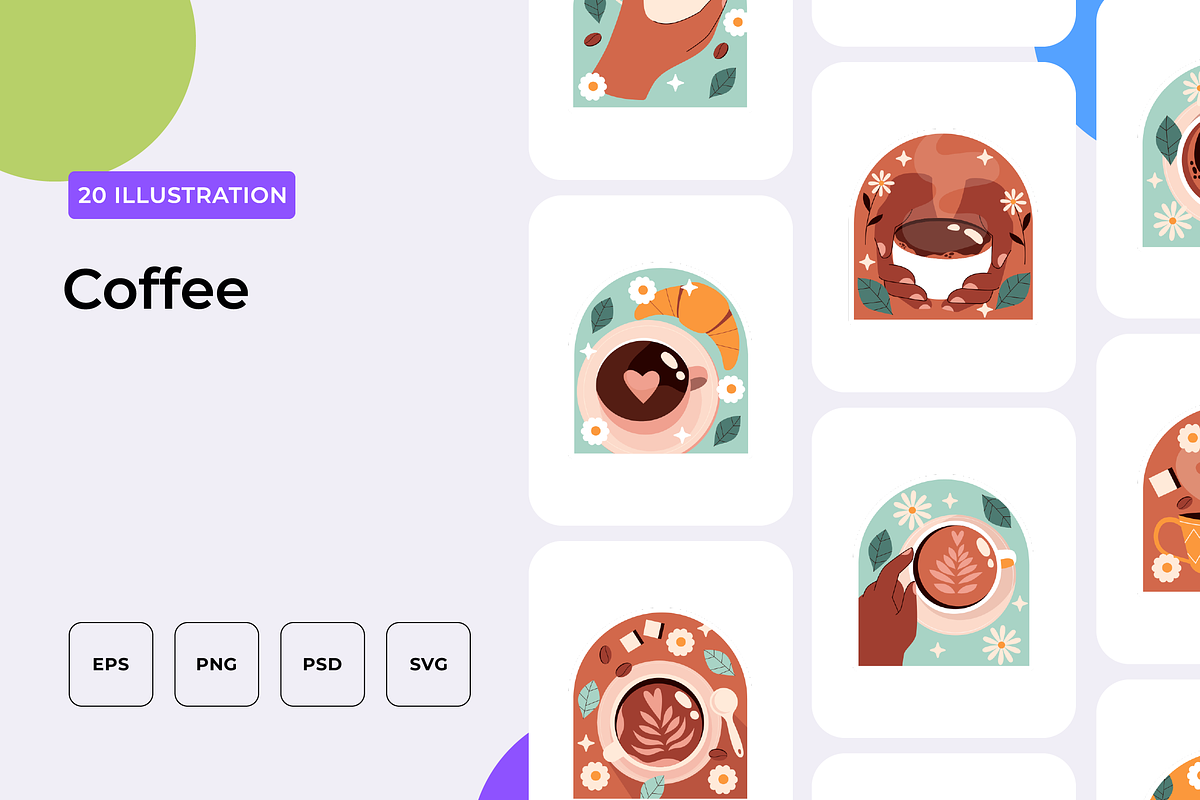 Coffee Illustration, an Outline Icon by Wencory (Photo 1 of 2)