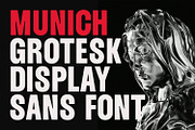 Munich - Condensed Font, a Sans Serif Font by Viswell (Thumbnail 2 of 9)