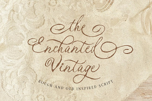 Enchanted Vintage Distressed Script