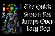 Kraken Gothic Typeface, a Blackletter Font by alit design (Thumbnail 6 of 20)